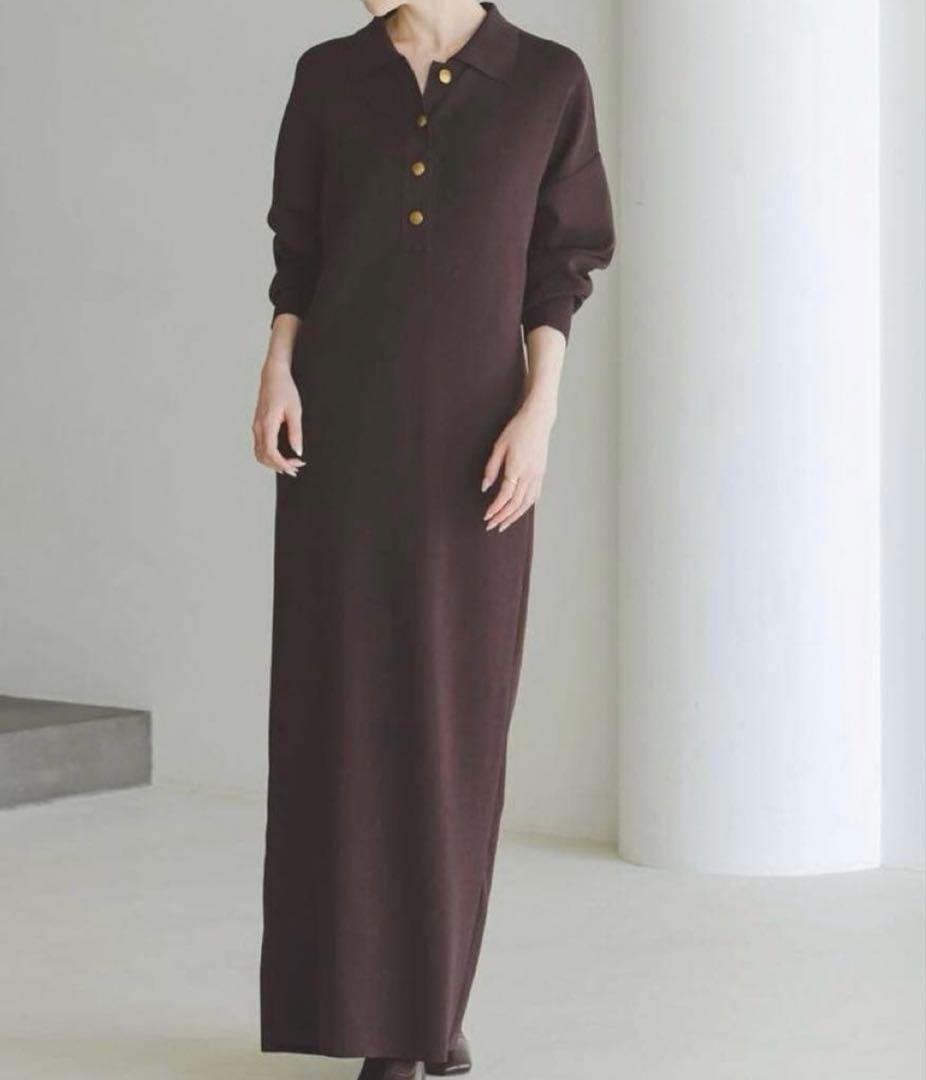 NOBLE ポロシャツニットワンピース 2025AW定価:¥36,300(税込)