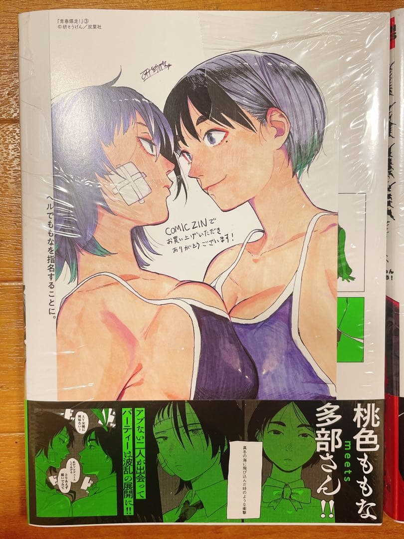 青春爆走 研そうげん 3巻 4巻 COMIC ZIN 特典 イラストカード 同梱