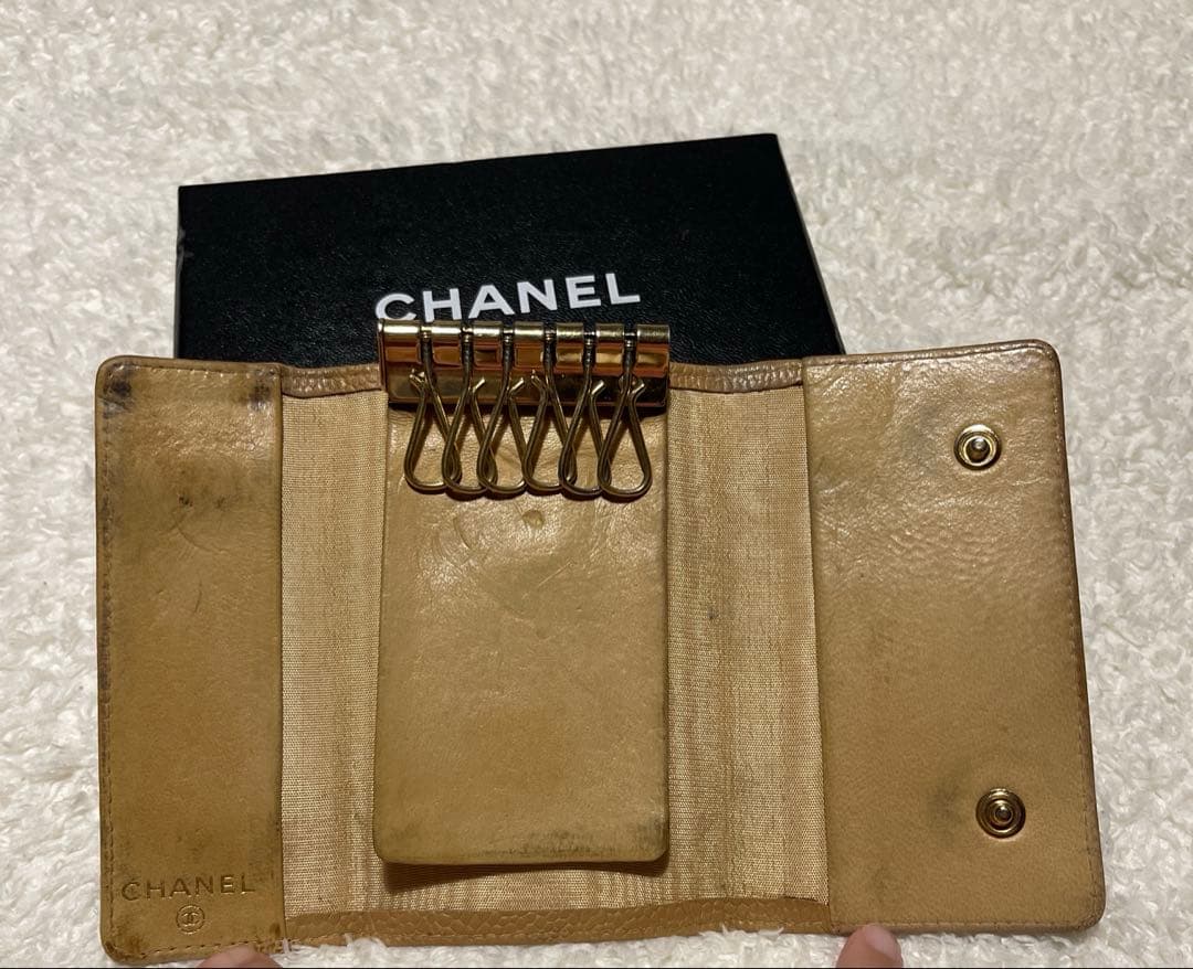 特別価格❣️CHANEL キーケース　正規品　ショルダーチェーン付き　ケース