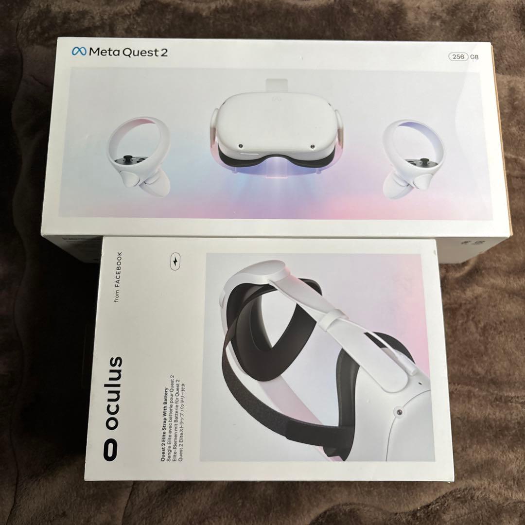  Quest2 (256GB)とヘッドストラップ