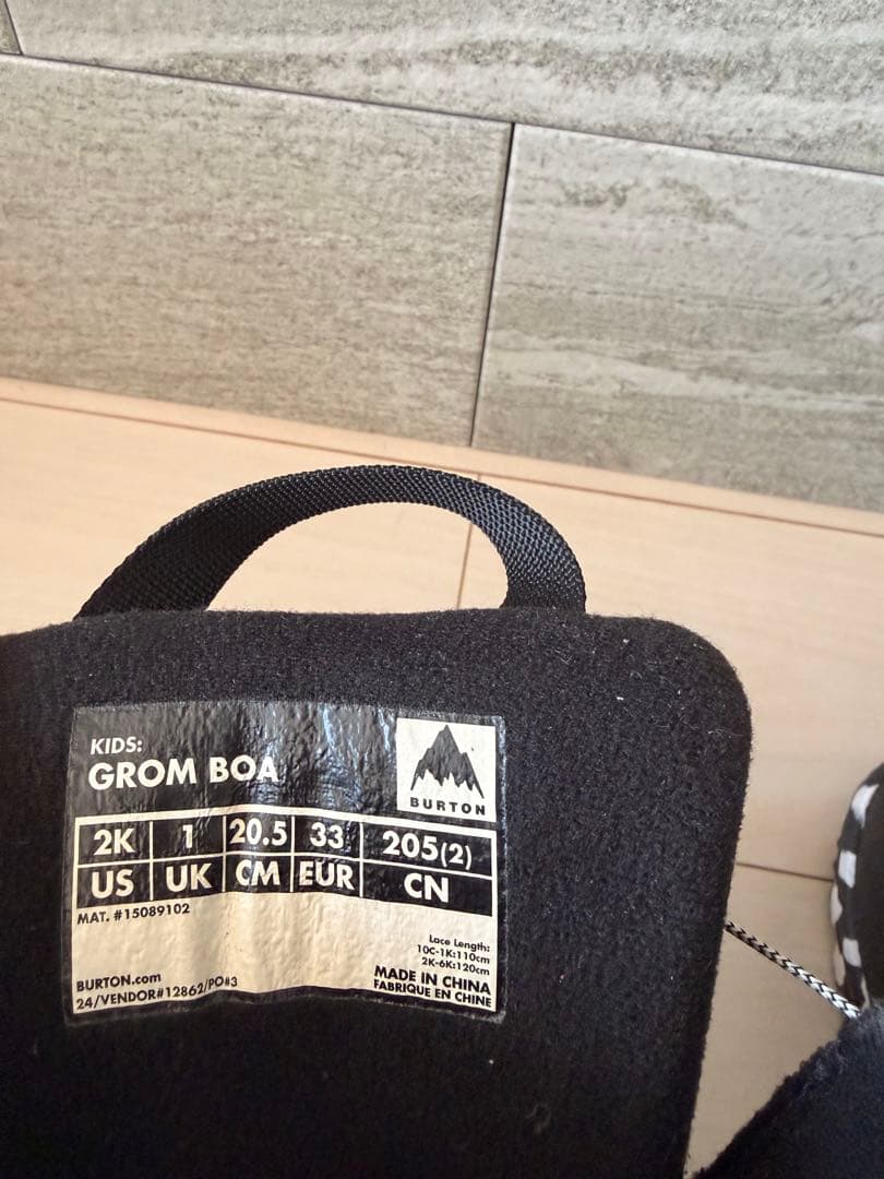 BURTON GROM キッズ スノーボード 3点セット 110cm バートン