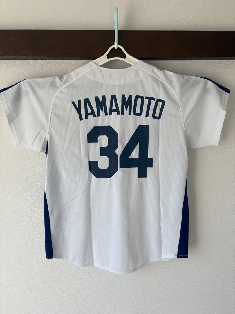 中日ドラゴンズ 34山本昌 ホームユニフォーム フリーサイズ 落合政権