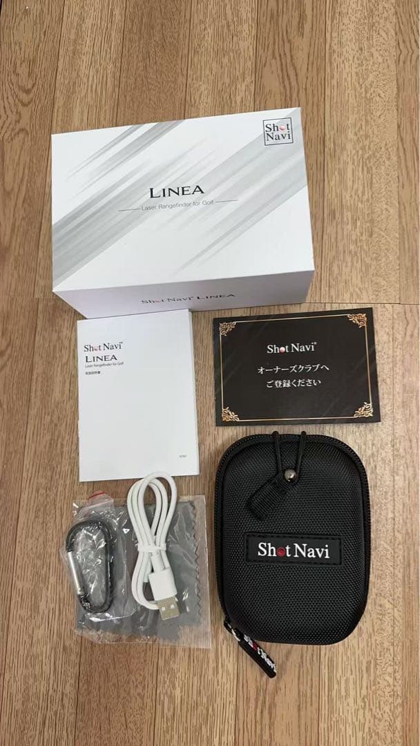 新品 ショットナビ LINEA ゴルフ用 レーザー距離計 Shot Navi