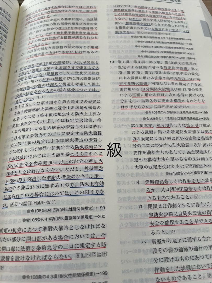 I*t様 線引きインデックス済/一級建築士 建築関係法令集 2026 総合資格