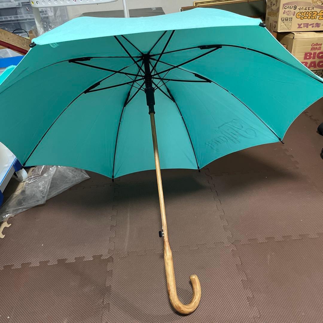 ティファニー ノベルティ 傘 パラソル Tiffany Blue ロゴ入り③
