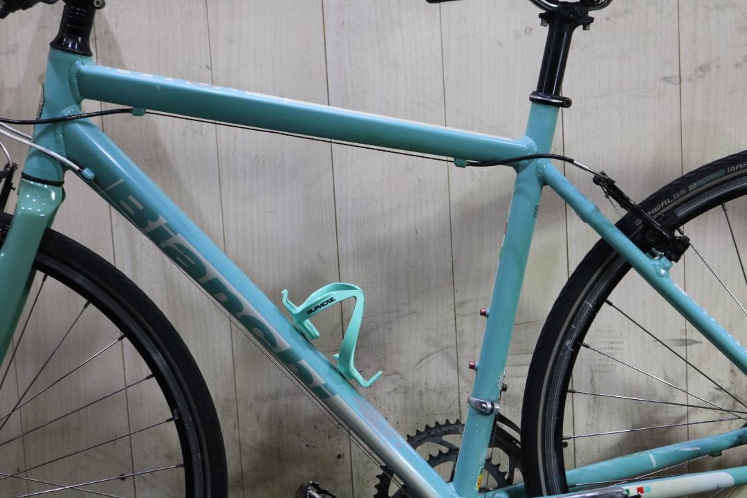ビアンキ ROMA II 700C アルミ 24速 500mm クロス 水色