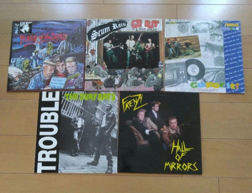 サイコビリーレコード 7枚セット　FRENZY/SURF RATS