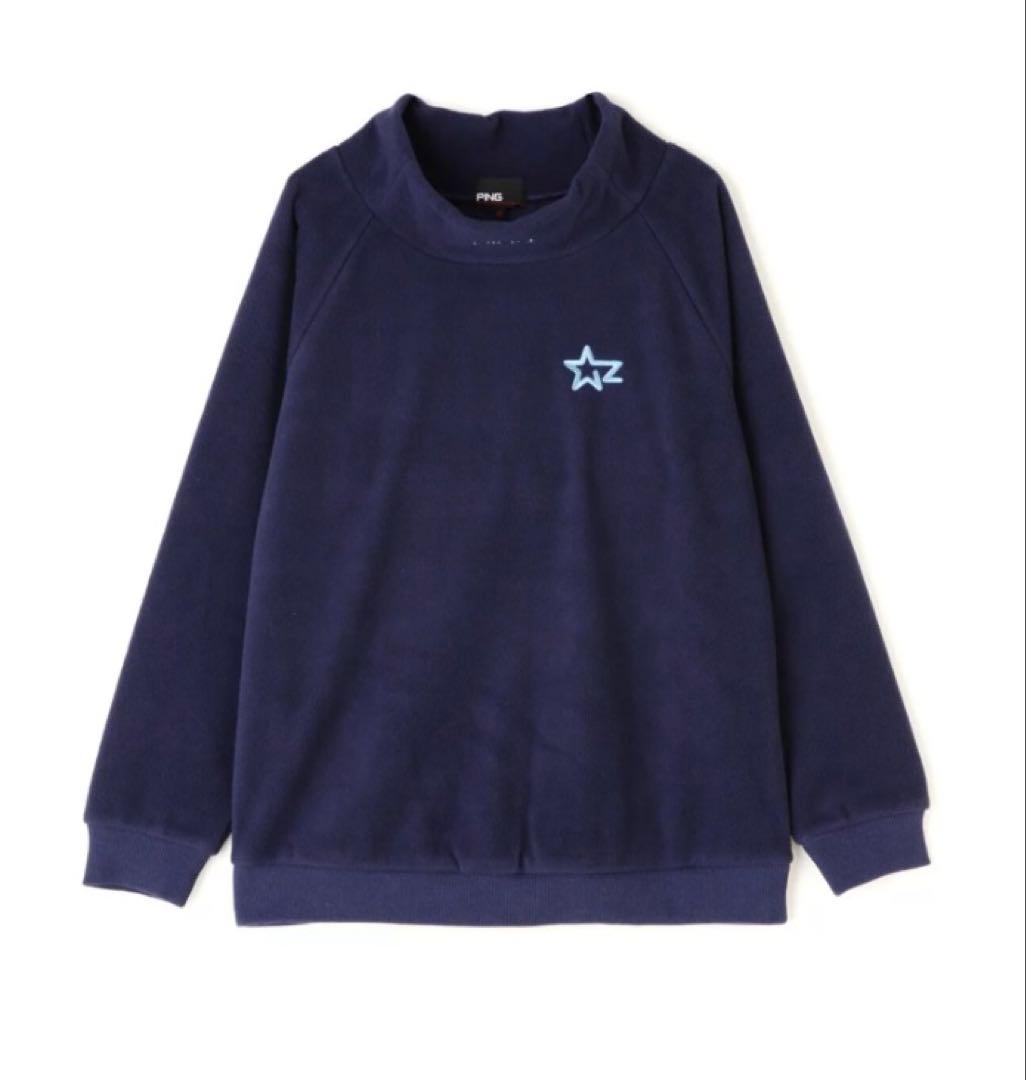 S ☆新品☆ PING フリースプルオーバー　レディース　14300円　ネイビー