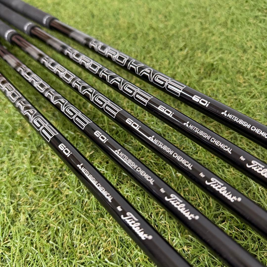 美品　希少レフティ タイトリスト T300 アイアンセット　5本　カーボン　 S