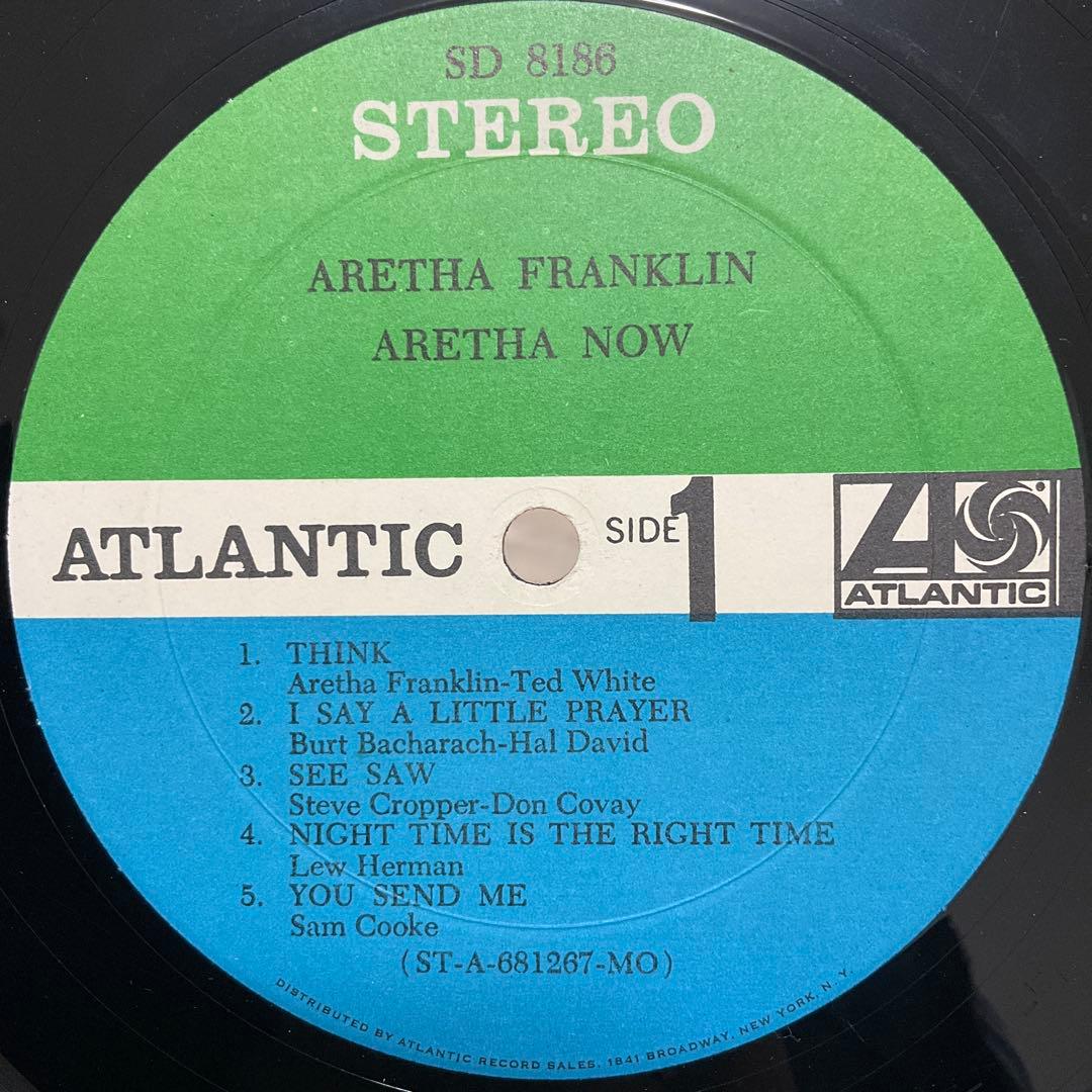 Aretha Now アレサ・フランクリン LP 米盤レコード