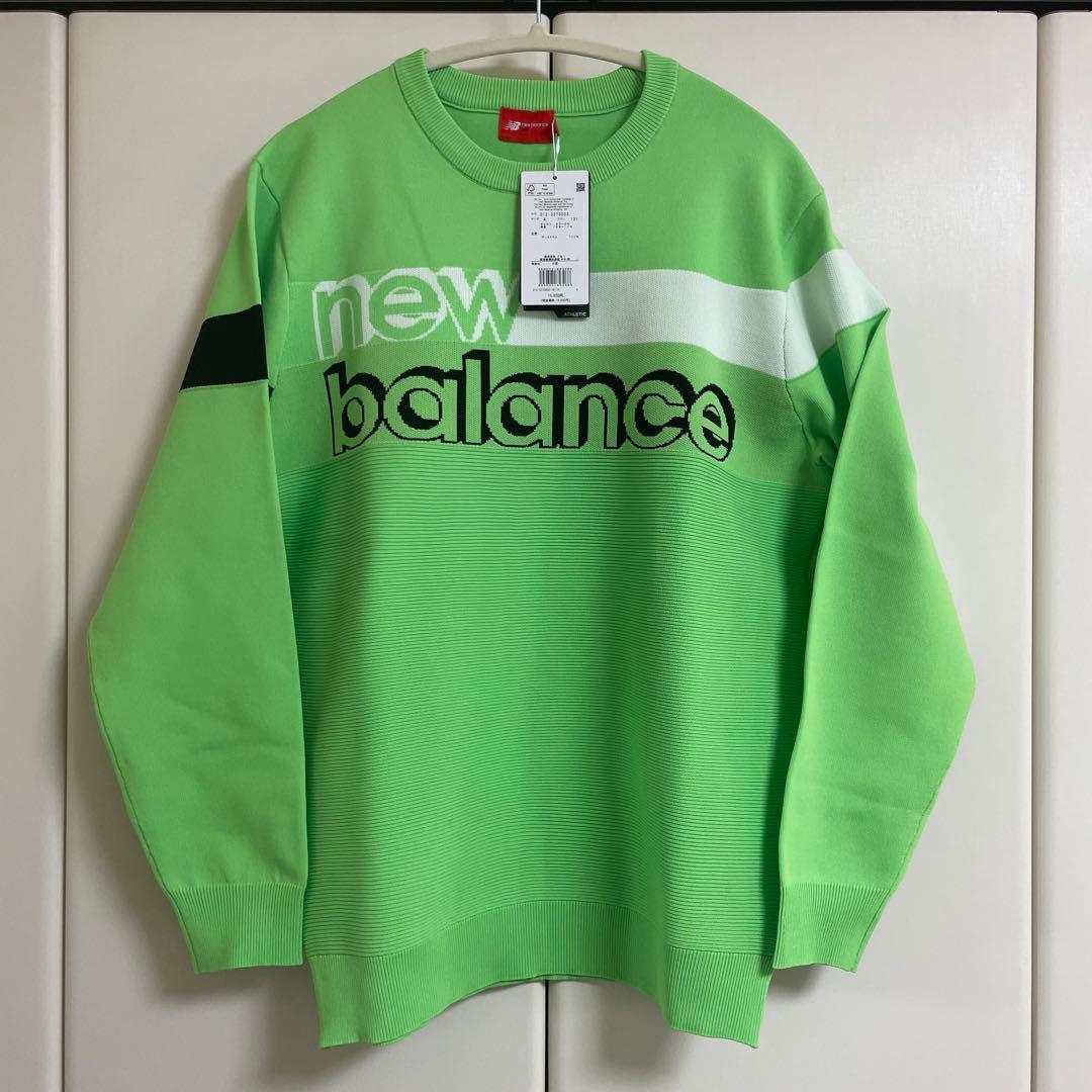 新品　ニューバランス　ゴルフ　クルーネックニット　M