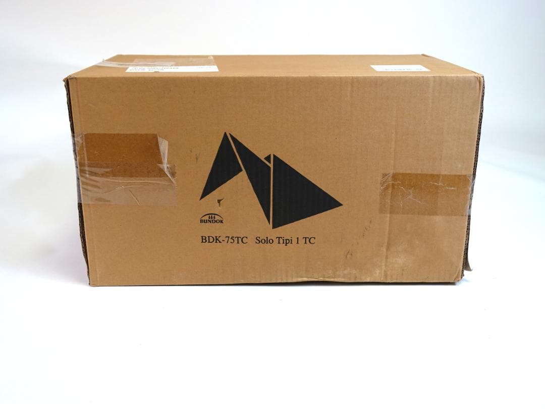 開封のみ！ BUNDOK ソロ ティピー 1 TC BDK-75TC カーキ