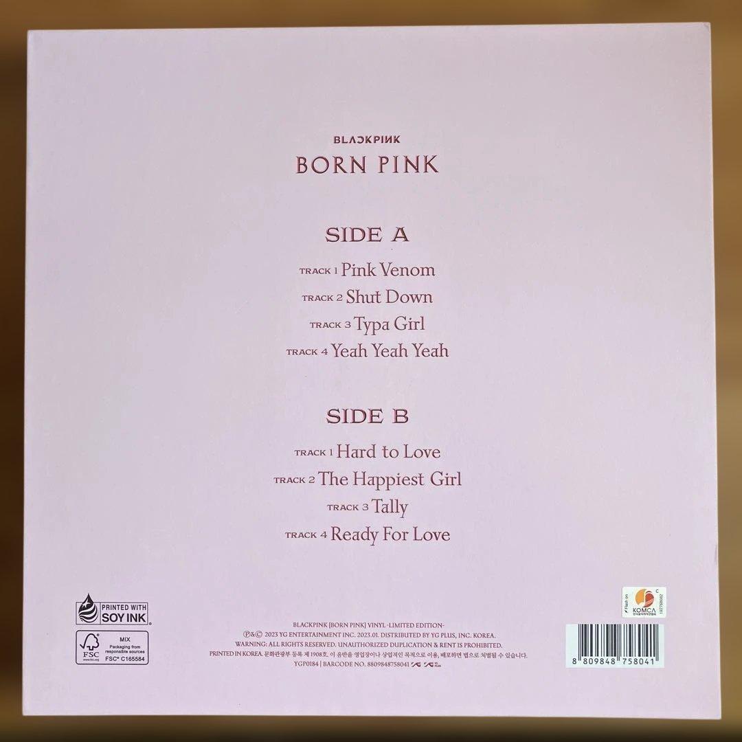 BLACKPINK BORN PINK ピンクカラーLP 限定ボックス アルバム