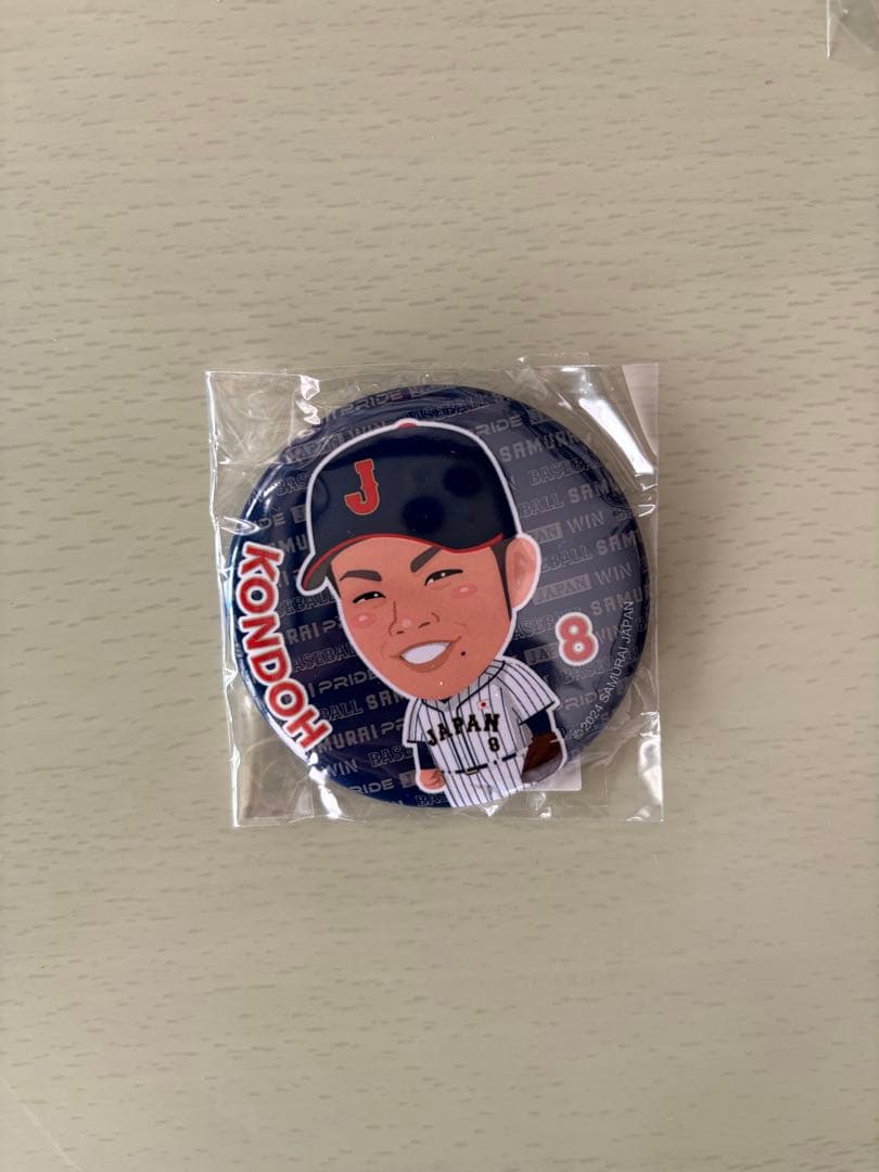 野球日本代表ガチャガチャ　缶バッチ