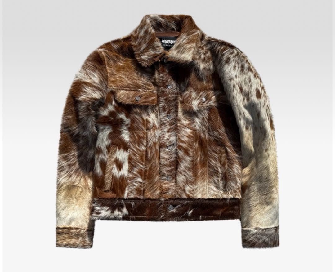 入手不可‼️nyrva cow hide fur jacket sizeL相当