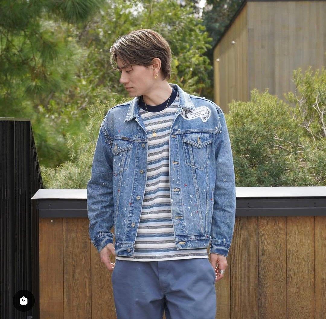 ジャケット・アウター rats 3rd type studs denim jkt