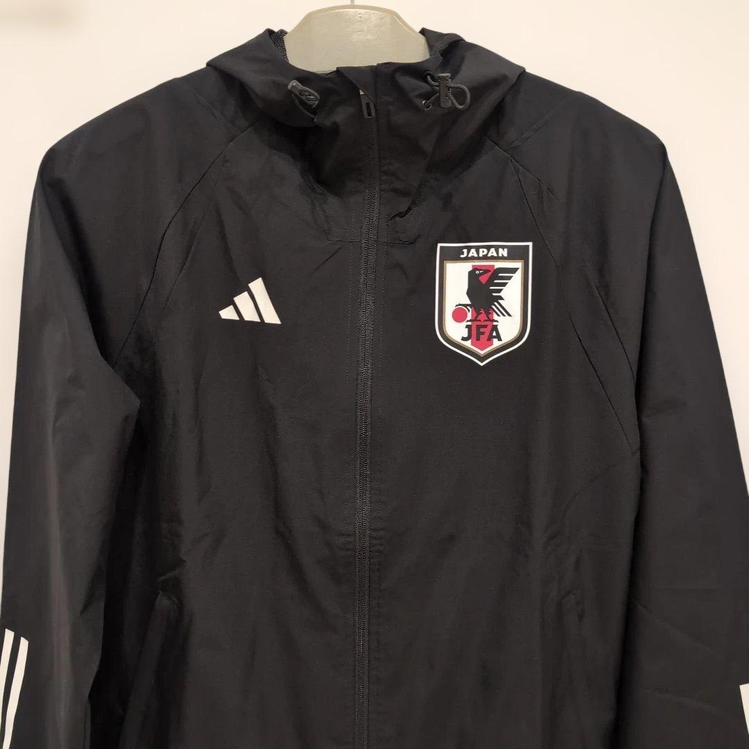 adidas 日本代表 ピステ ウィンドブレーカー 黒　Ｌサイズ　記名有り