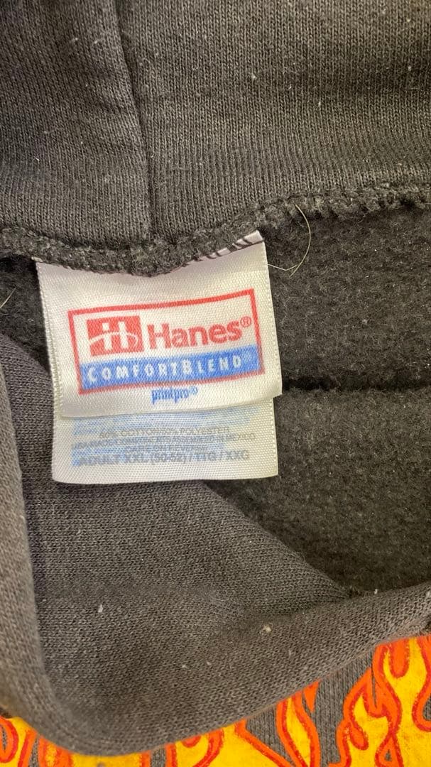 【スラッシャー】ヘインズ社製90's XXL オールドスケート墨黒サンフェード