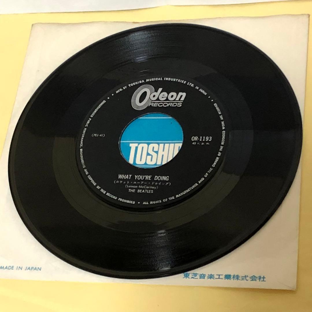 ビートルズ ◉希少 フチ有り H 400円盤 ●ミスター ムーンライト