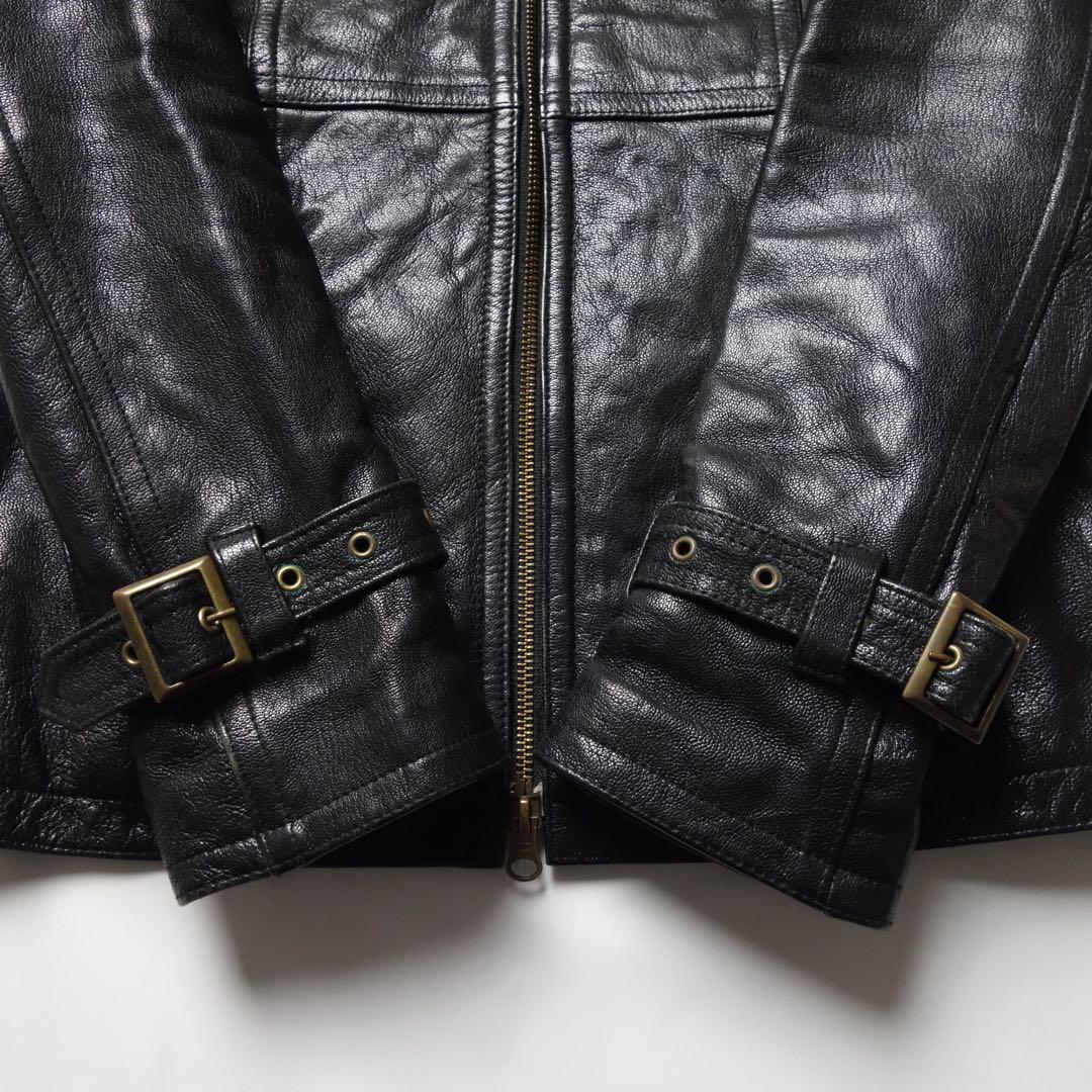 ジャケット・アウター 00s Tornado Mart Fur Leather Riders JKT