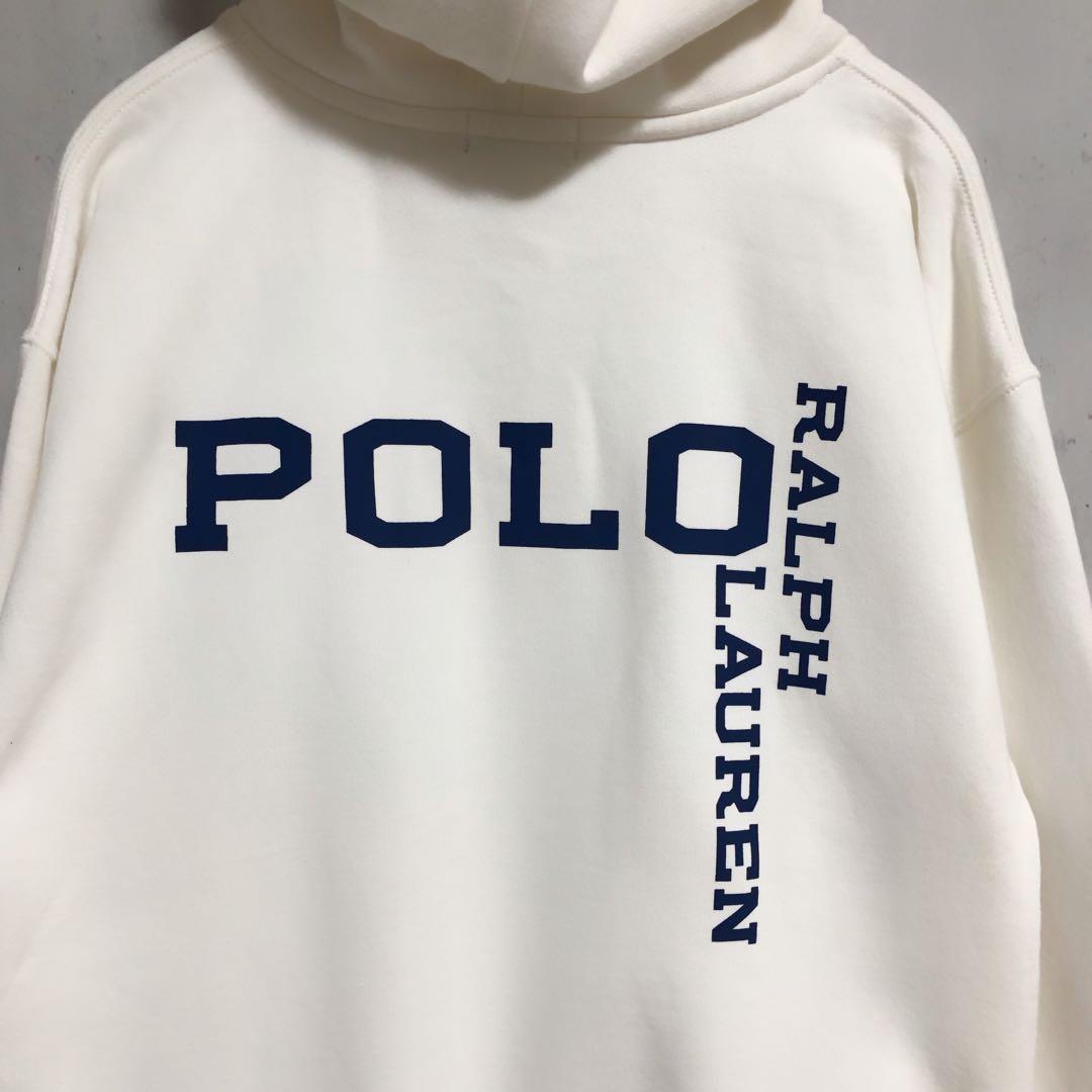 美品Polo Ralph Lauren ポロラルフローレン グラフィックパーカー
