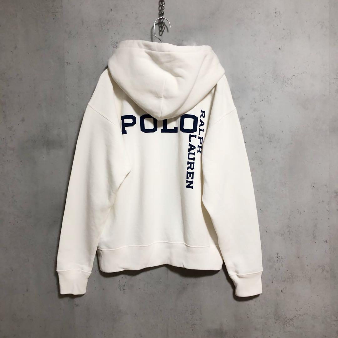美品Polo Ralph Lauren ポロラルフローレン グラフィックパーカー