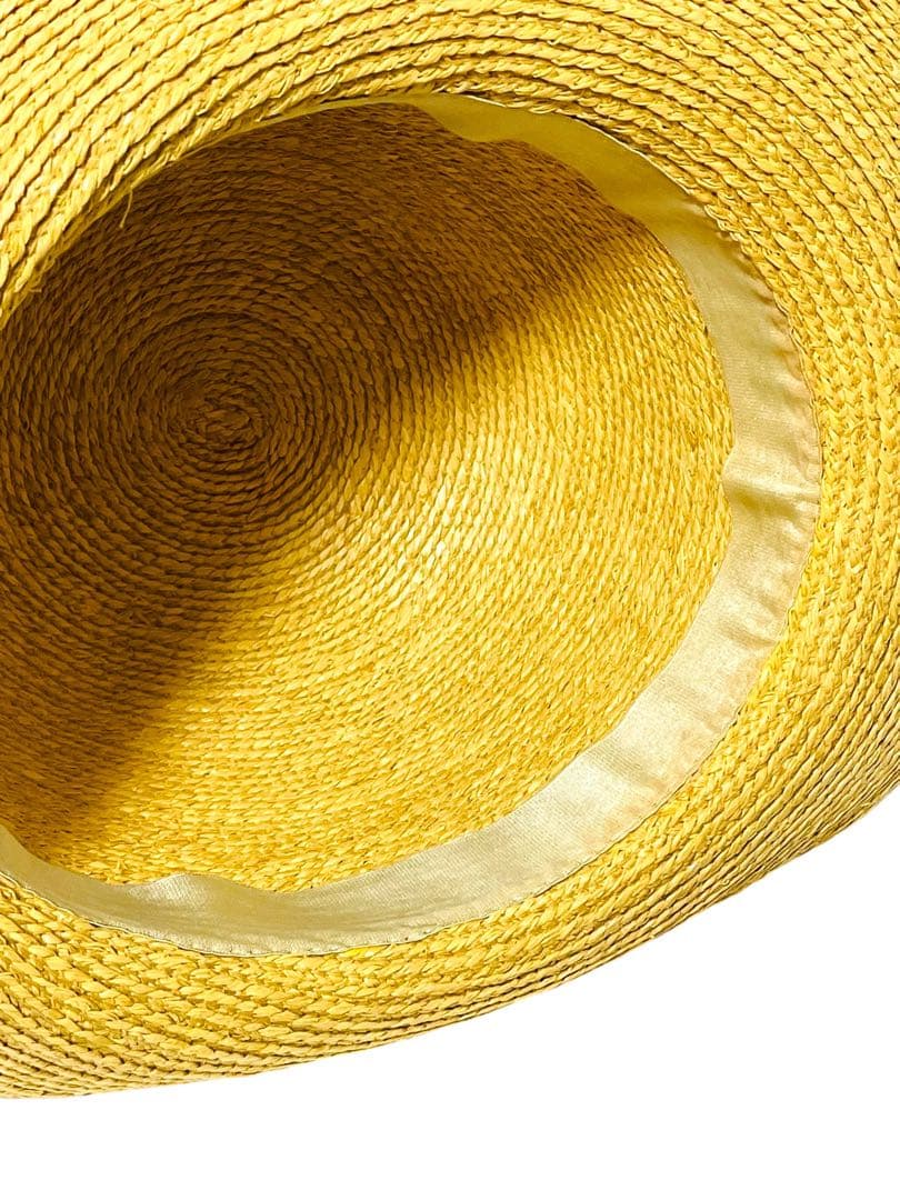 極美品⭐︎ヘレンカミンスキー　ストローハット　麦わら帽子 ラフィア　フリーサイズ