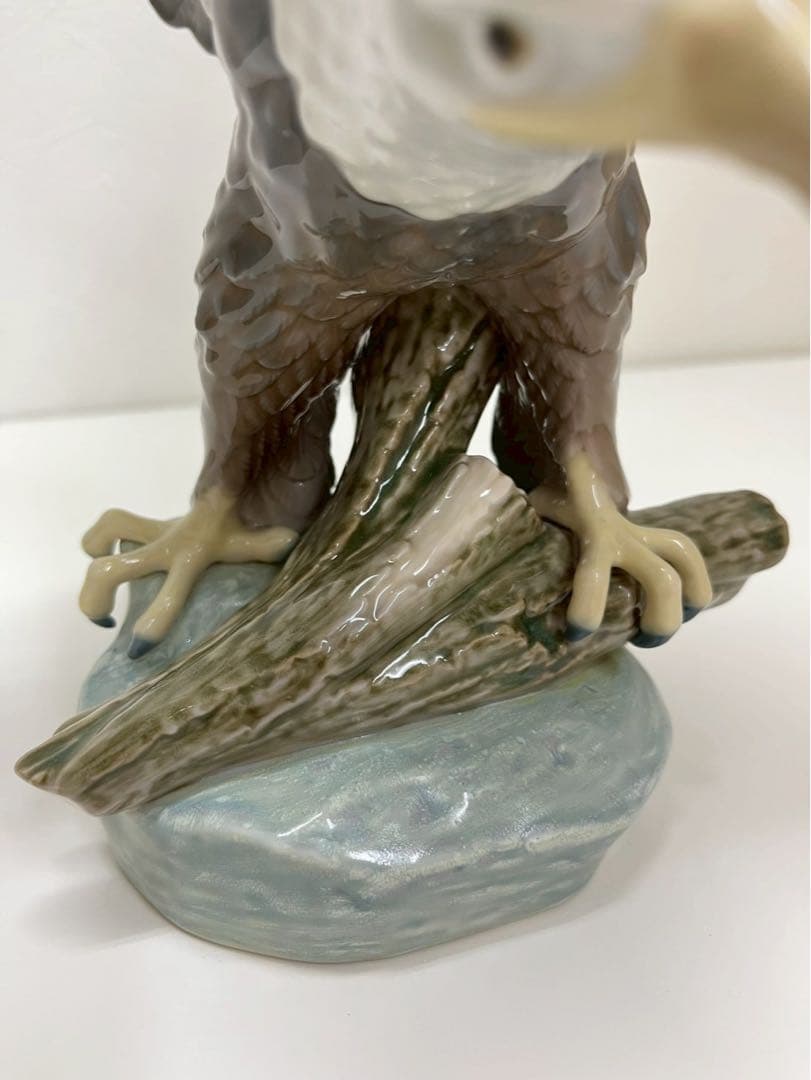LLADRO リヤドロ 鷲 イーグル 陶器 置物 大型 ※一部破損あり