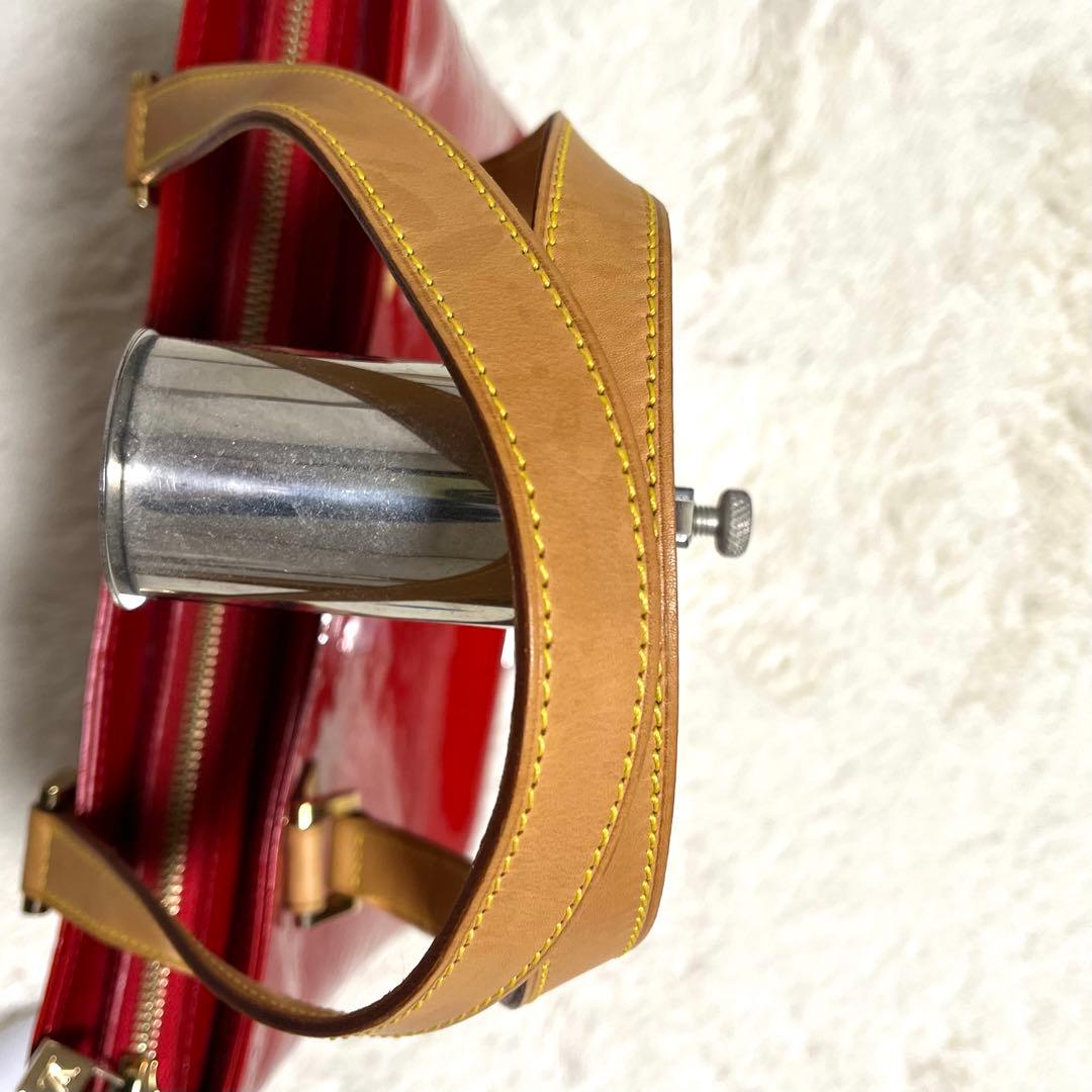 美品♡LOUISVUITTON ルイヴィトン ヴェルニ ヒューストン　赤