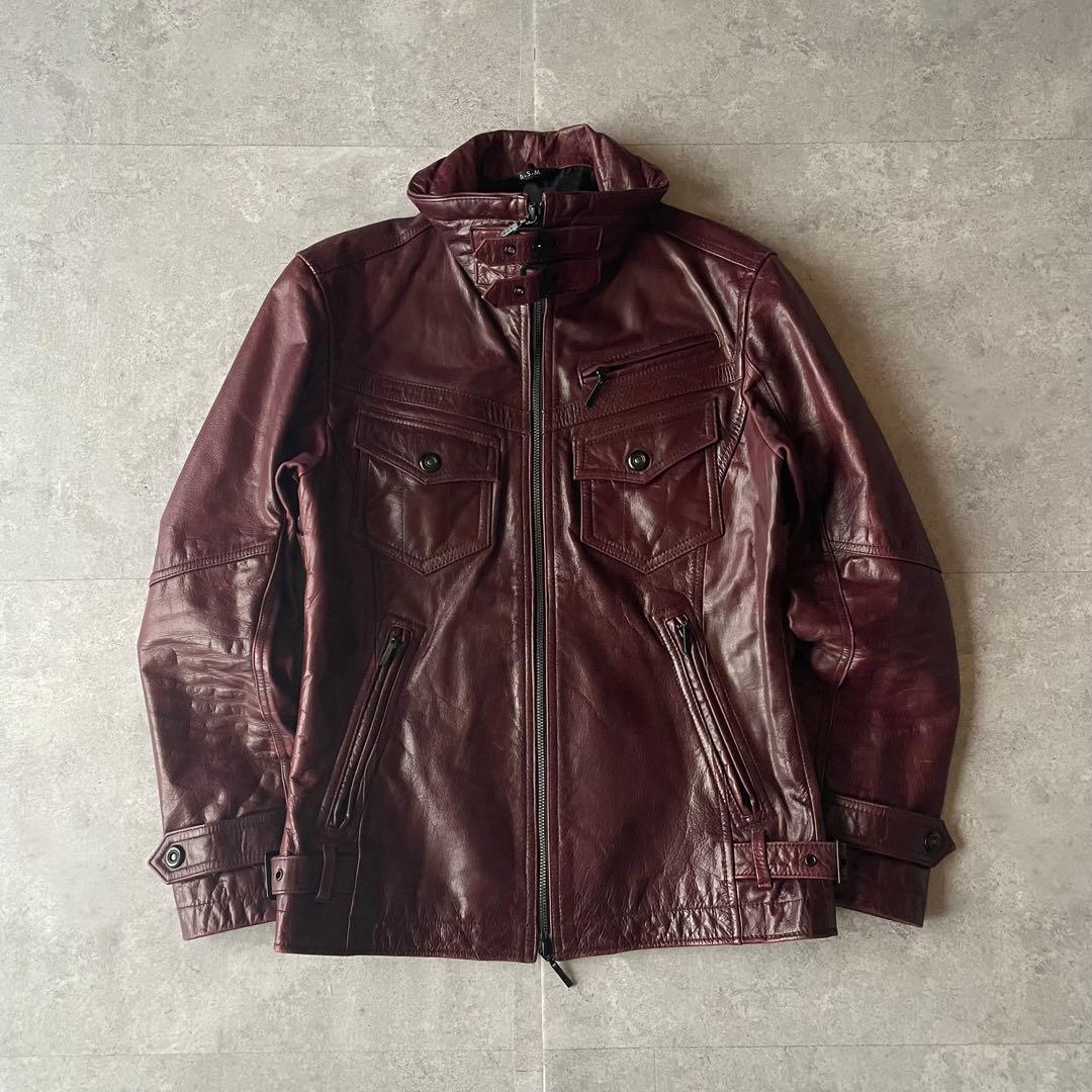 Vintage レザージャケット シングルライダース グランジ y2k ロック