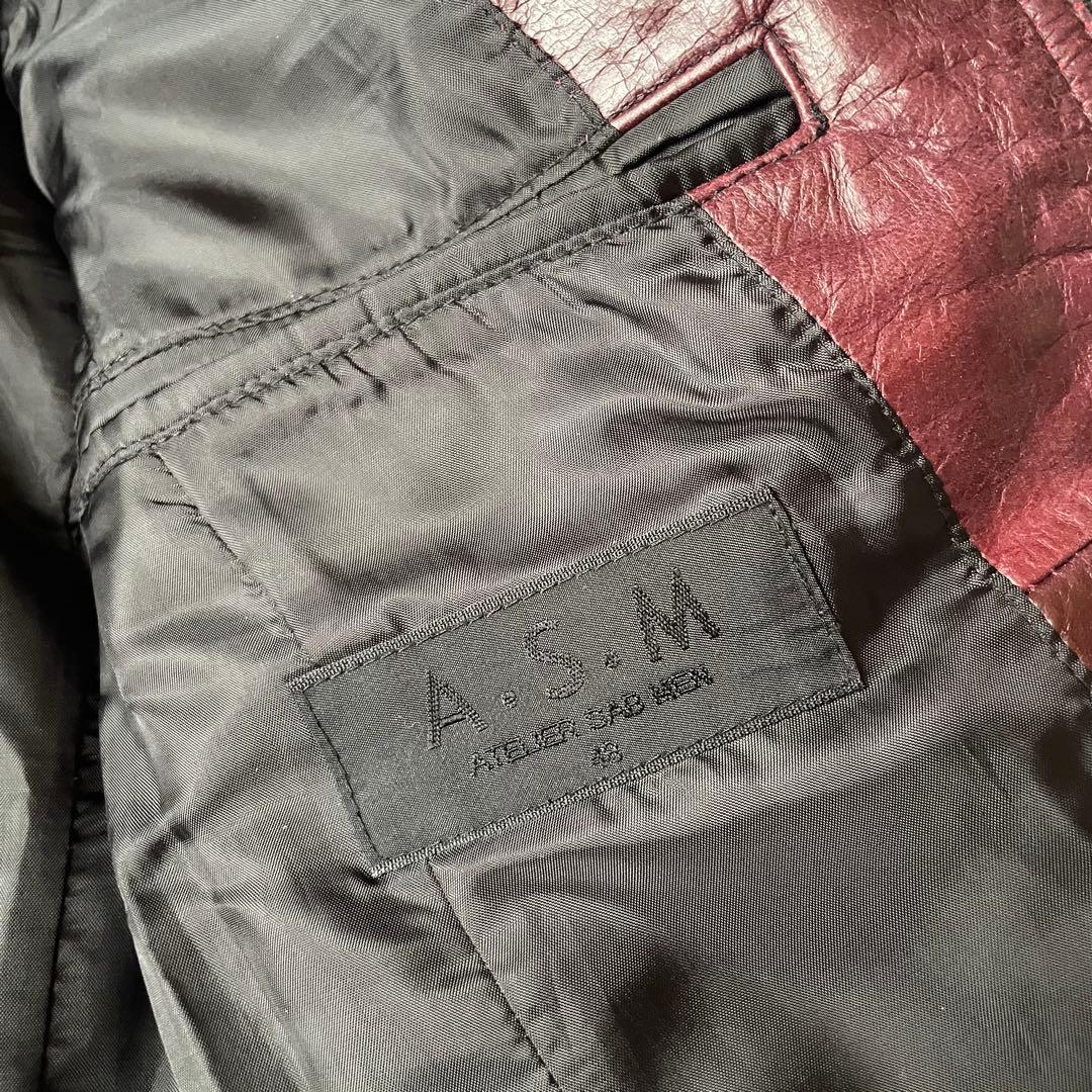 Vintage レザージャケット シングルライダース グランジ y2k ロック