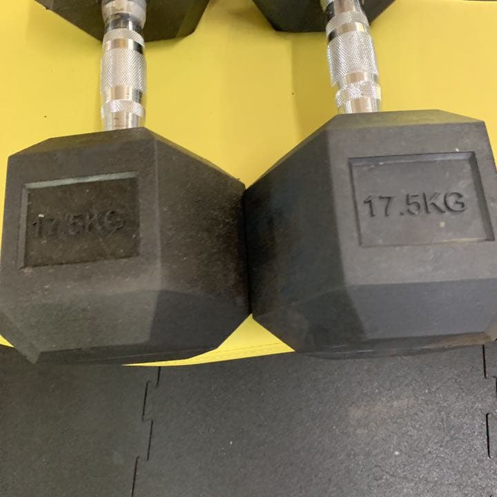 ラバーヘックス  ダンベル　5kg 6kg7kg8kg9kg10kg 各2個
