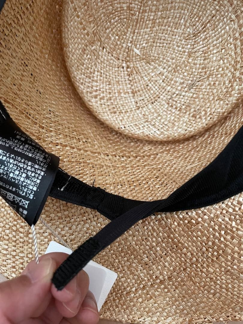 Chapeau d O シャポードオー ストローハット 59cm カンカン帽