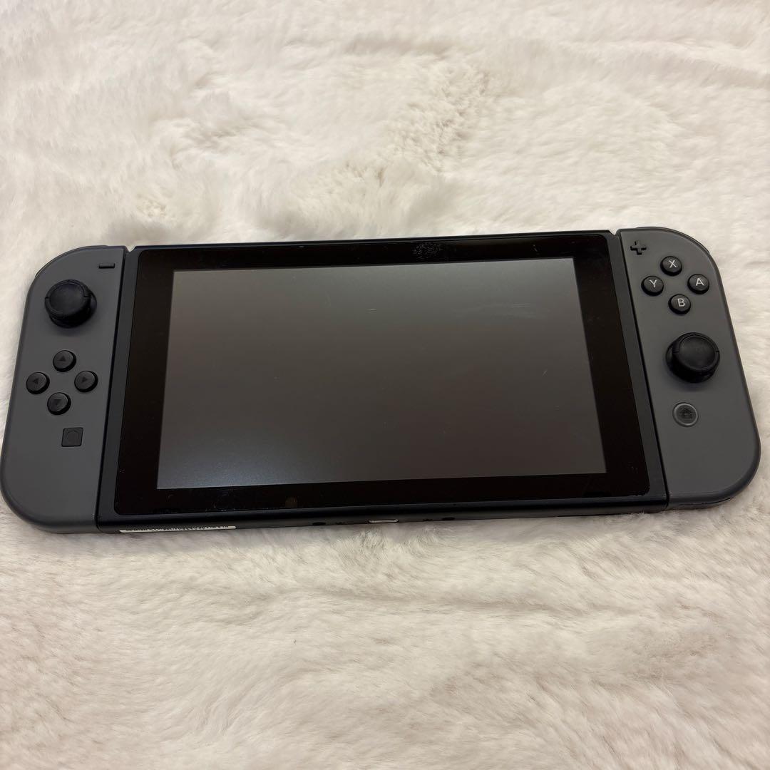Nintendo Switch グレー 本体 極美品　箱 付属品全て有り