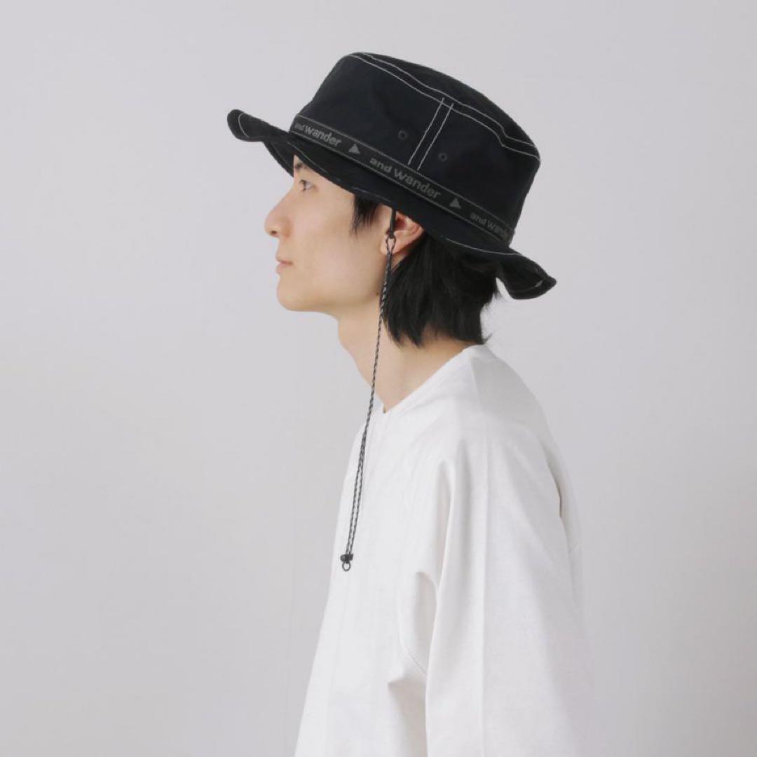 【and wonder】 ジャガードテープ ハット