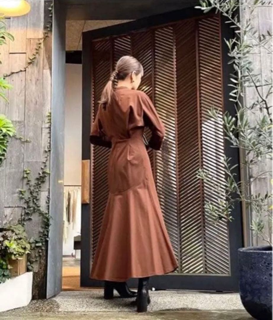 Mame Kurogouchi(マメ) Cotton Jersey Dress