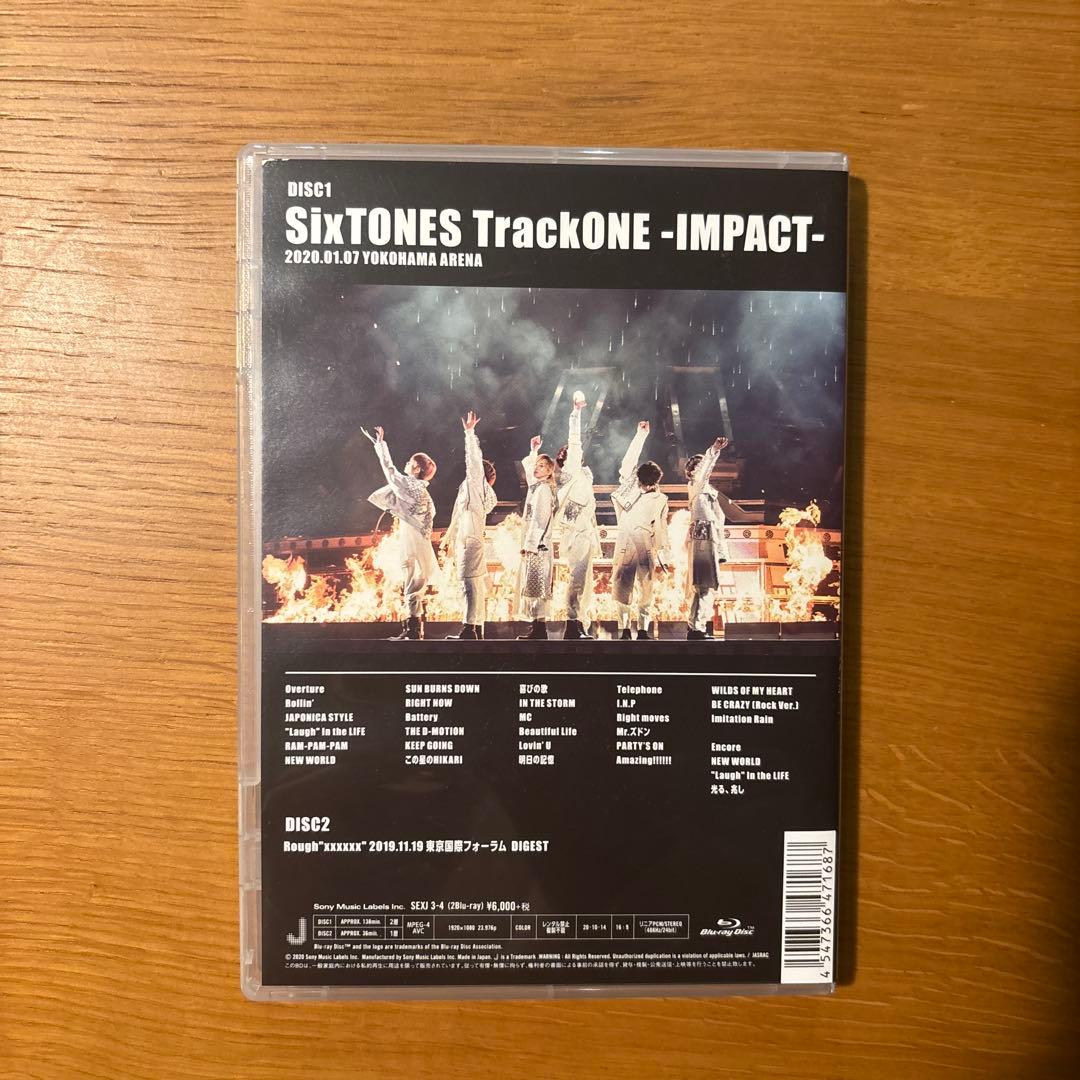 K-POP・アジア SixTONES TrackONE -IMPACT- Blu-ray