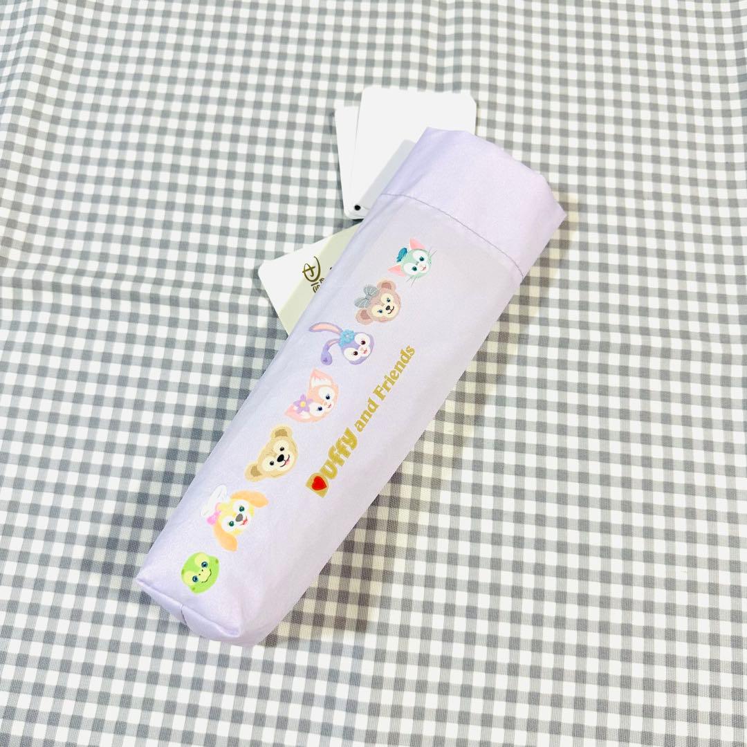 新品　香港ディズニー ダッフィーフレンズ 折りたたみ傘 晴雨兼用 未使用
