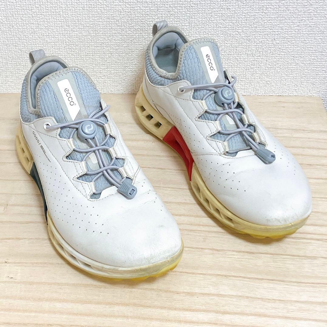 ECCO BIOM C4 ゴアテックス ゴルフシューズ ホワイト 26cm