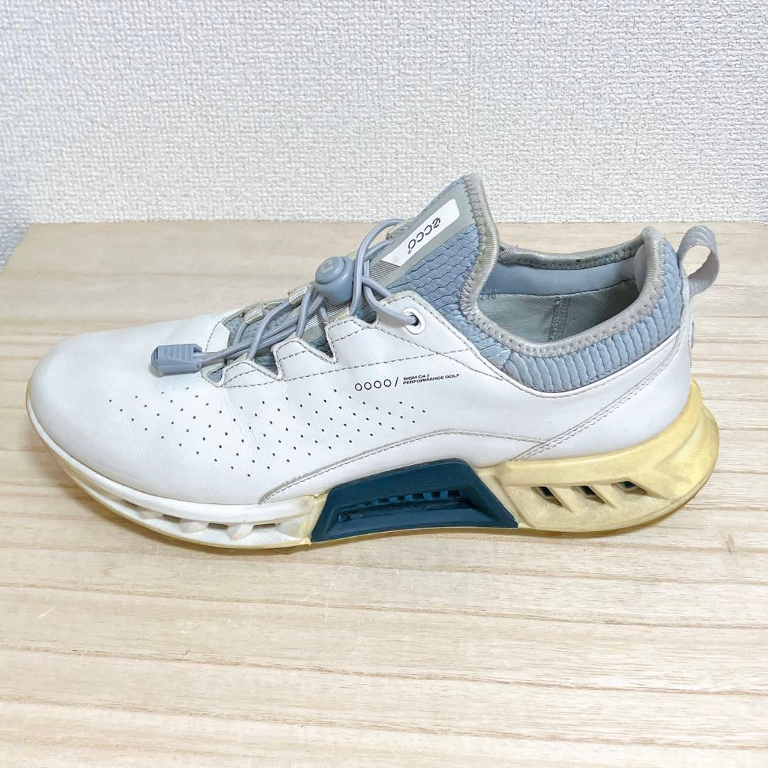ECCO BIOM C4 ゴアテックス ゴルフシューズ ホワイト 26cm