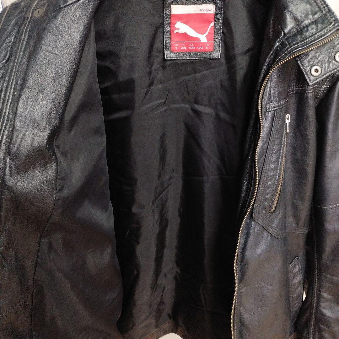 US PUMA 本皮　シングルライダース　XL