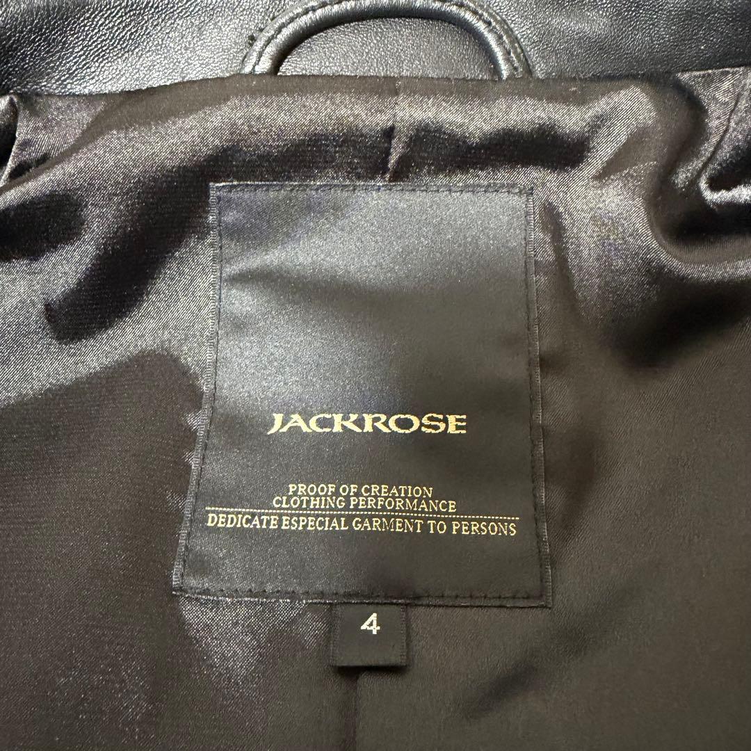 JACKROSE ダブルライダース レザージャケット 羊革 4