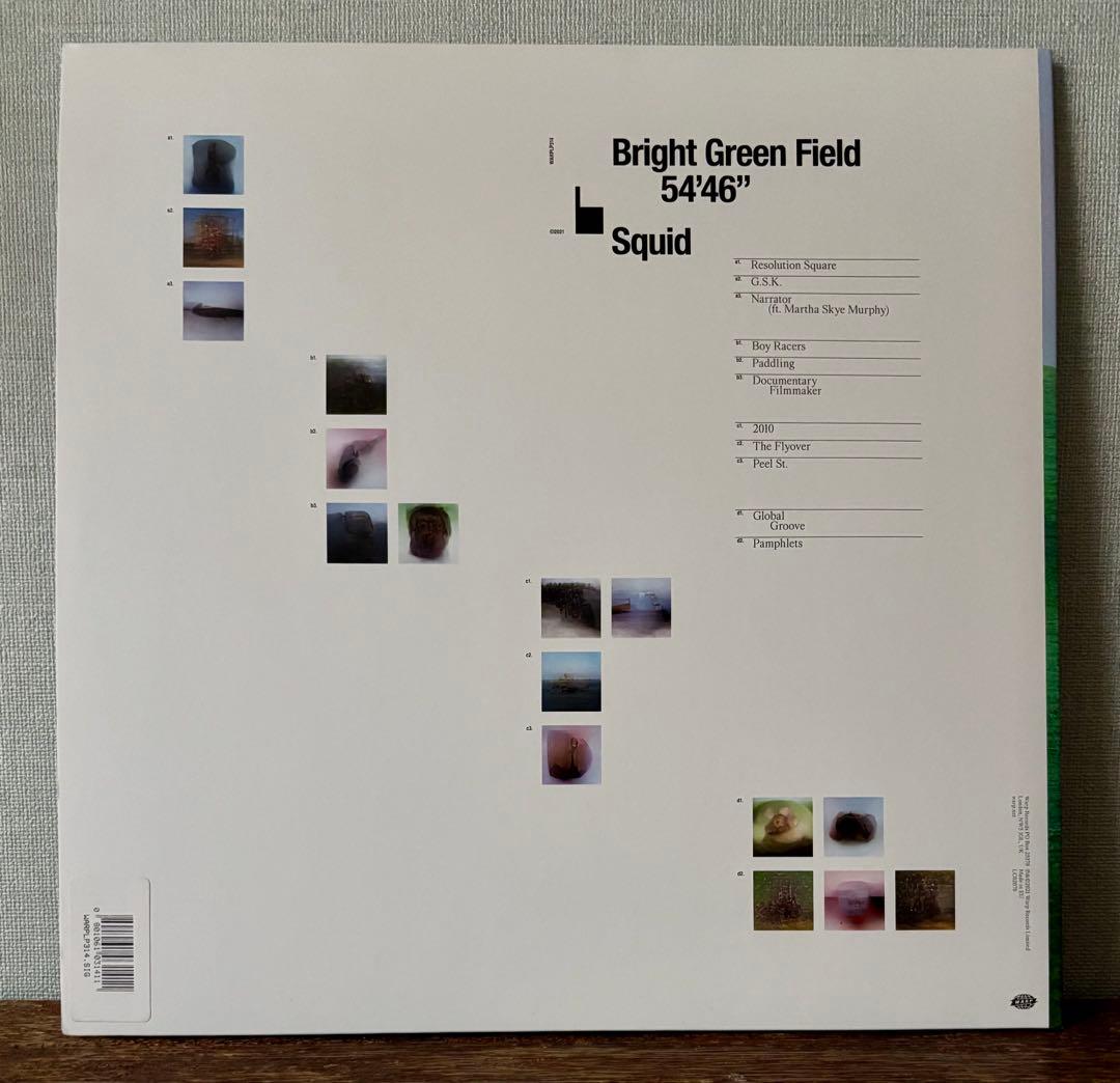 Squid:Bright Green Field 直筆サイン入り 新品レコード
