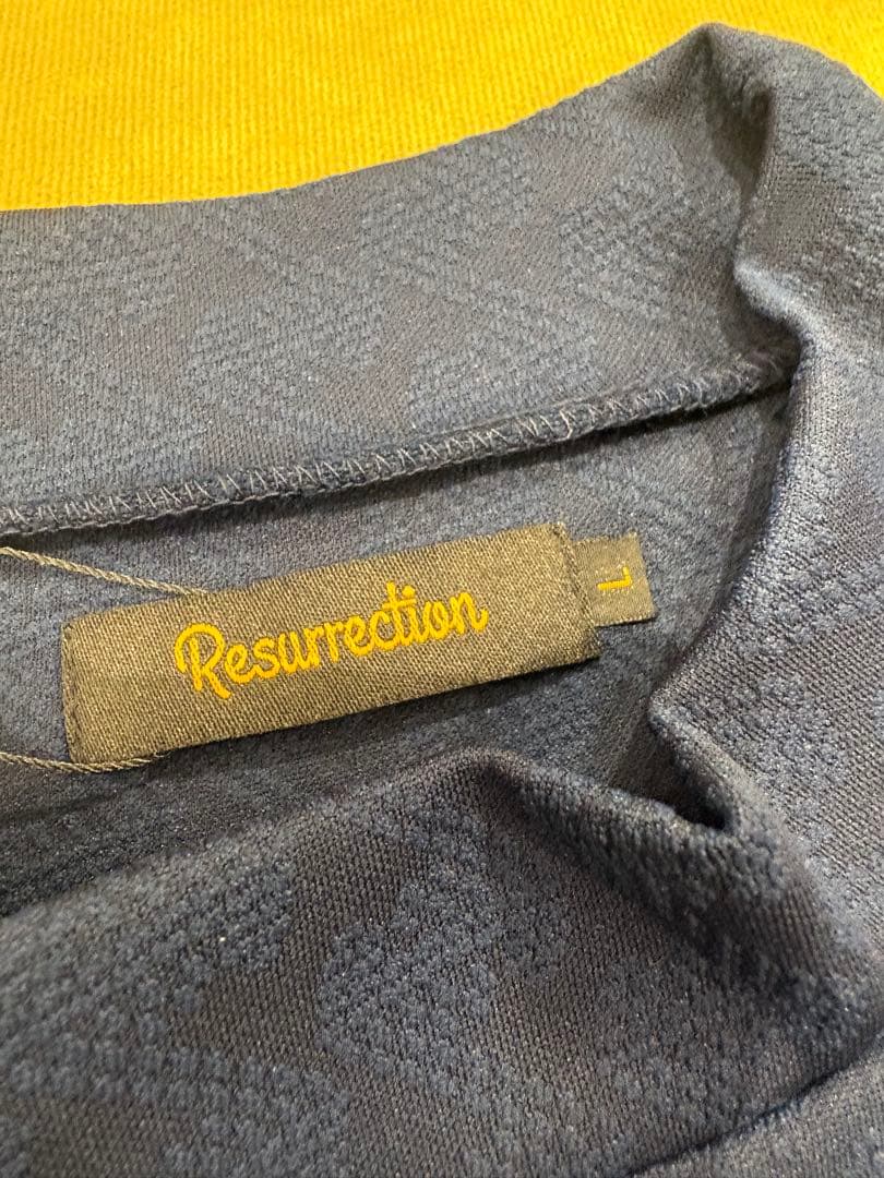 Resurrection ネイビー モックネック L