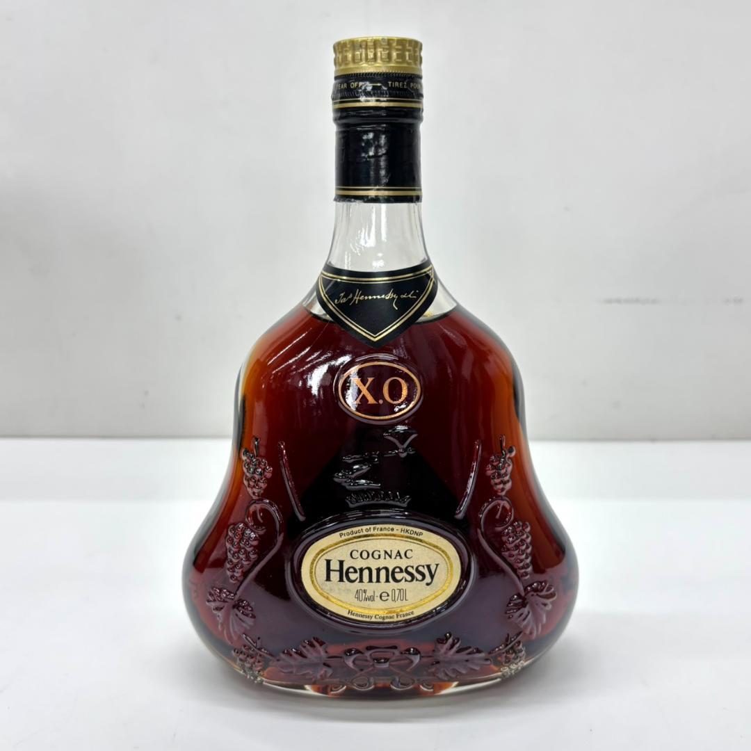未開栓 Hennessy XO 金キャップ クリアボトル 700ml 40％