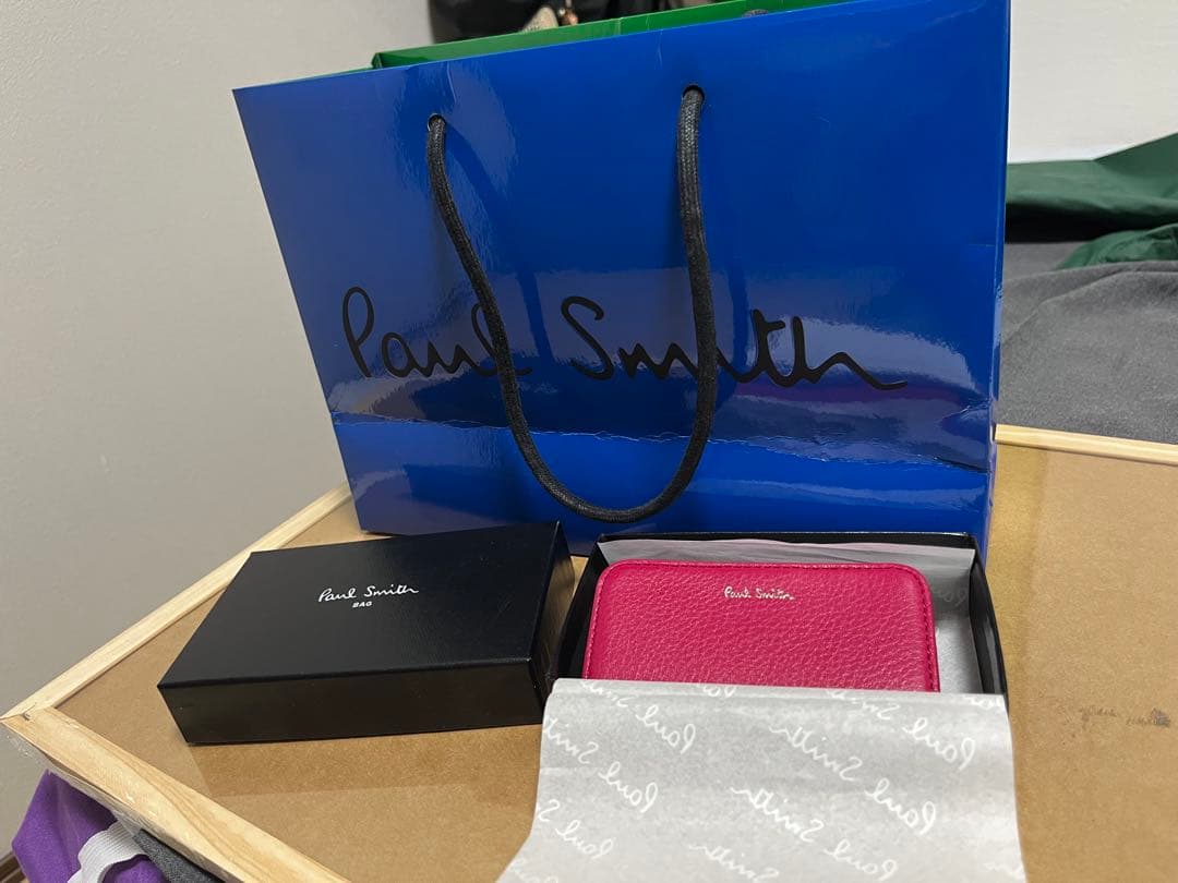 Paul Smith ピンク レザー キーケース