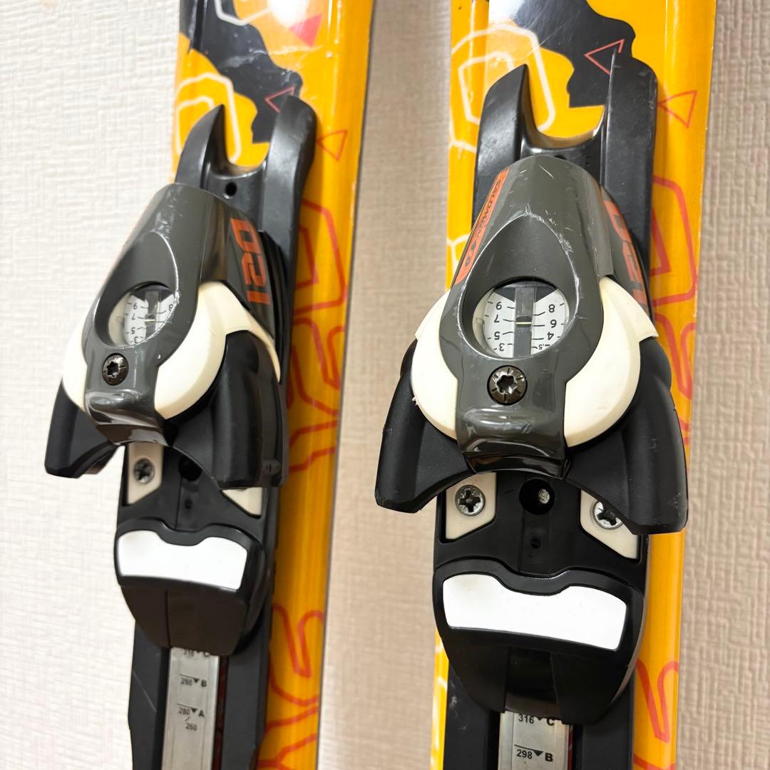 【にゃーご 】SALOMON AXESS 120cm ショートスキー