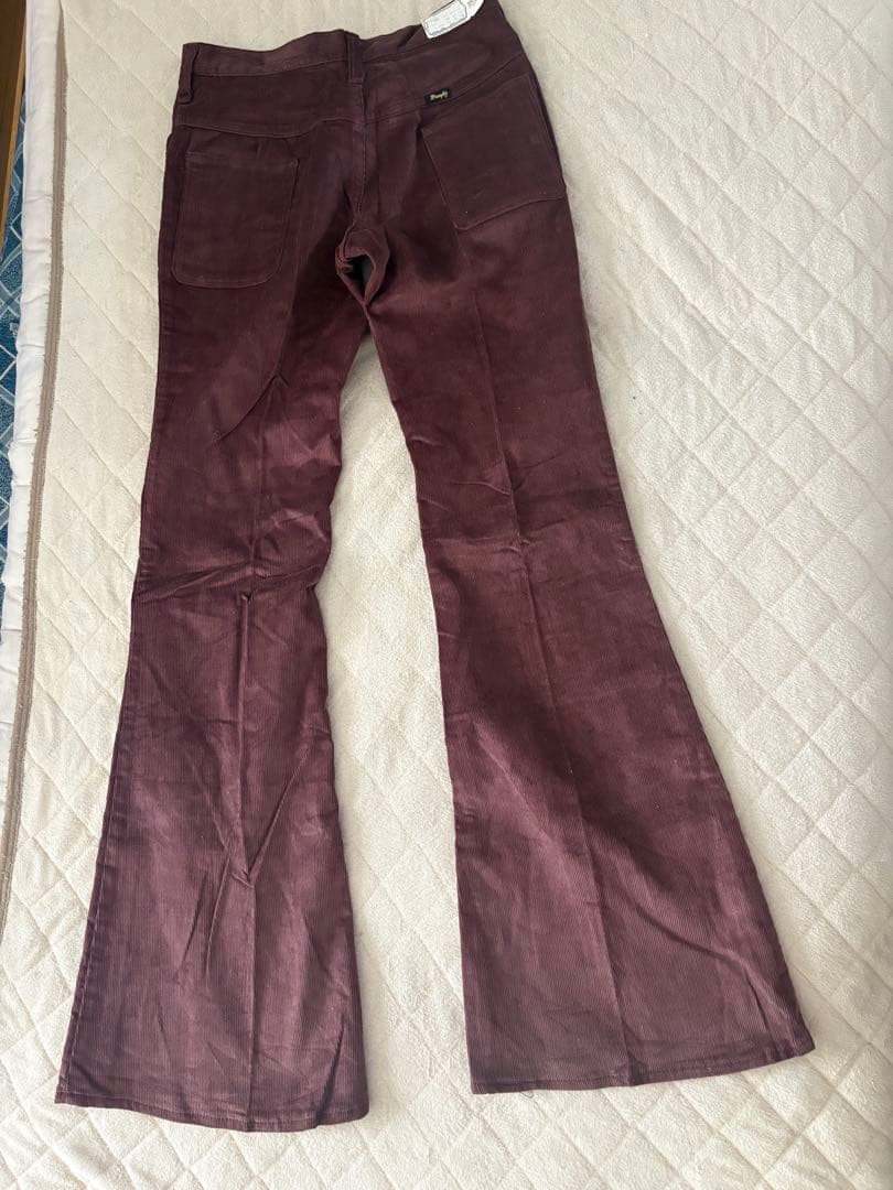 70sWrangler フレア ベルボトム コーデュロイ タグ付き デニムパンツ