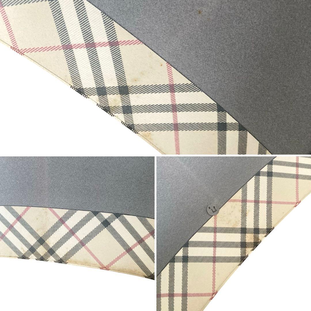 BURBERRY✨バーバリー　傘　ノバチェック　ベージュ　ブラック　晴雨兼用