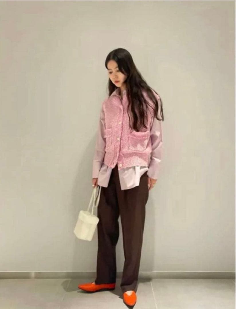 【春から使いやすい】BEAUTY&YOUTH コットンナイロンツィードベスト